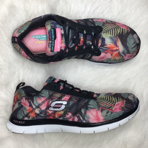 skechers flamingo sneakers